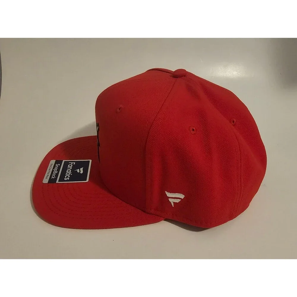 Vegas Golden Knights NHL Hockey Tahoe Fanatics Red Snapback Hat Cap VGK Las Sin